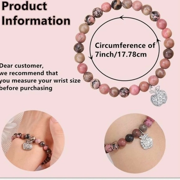 Teacher's gift, back to school gift, bracelet for teacher, beaded bracel…​​ - Picture 2 of 3